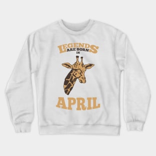 April The Baby Giraffe Crewneck Sweatshirt